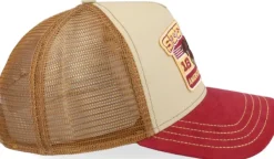 Stetson Päähineet, huivit ja kaulurit/Lippikset^Trucker Cap Rodeo Wine/Beige