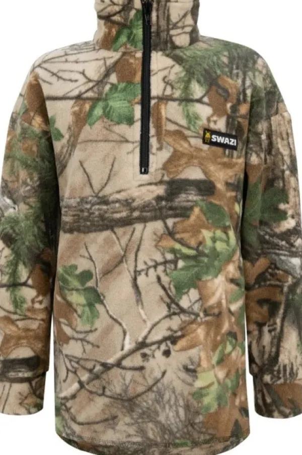 Swazi Lasten Metsästysvaatteet^Camo Kids Bush Shirt lasten fleecepusero, Camo