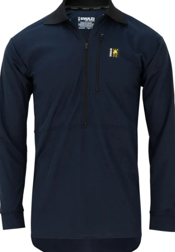 Swazi Kalastusvaatteet^Climb-Max® Long Sleeve Shirt paita, tummansininen
