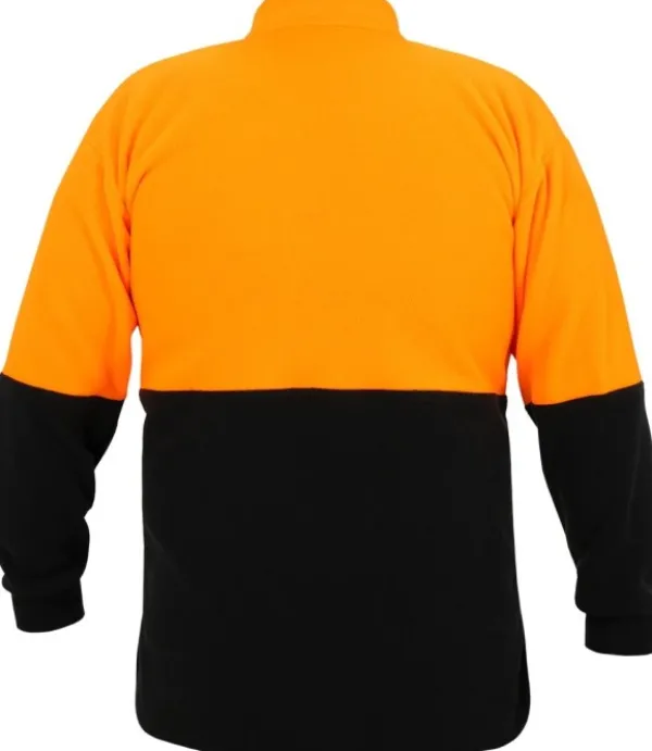 Swazi Hi-Vis Bush Shirt fleecepusero, oranssi/musta| Koiranohjaajan Vaatteet