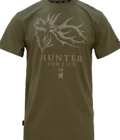 Swazi Hunter For Life Tee paita, Olive| Metsästysliivit/Fleeceliivit