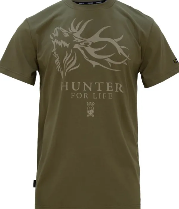 Swazi Hunter For Life Tee paita, Olive| Metsästysliivit/Fleeceliivit