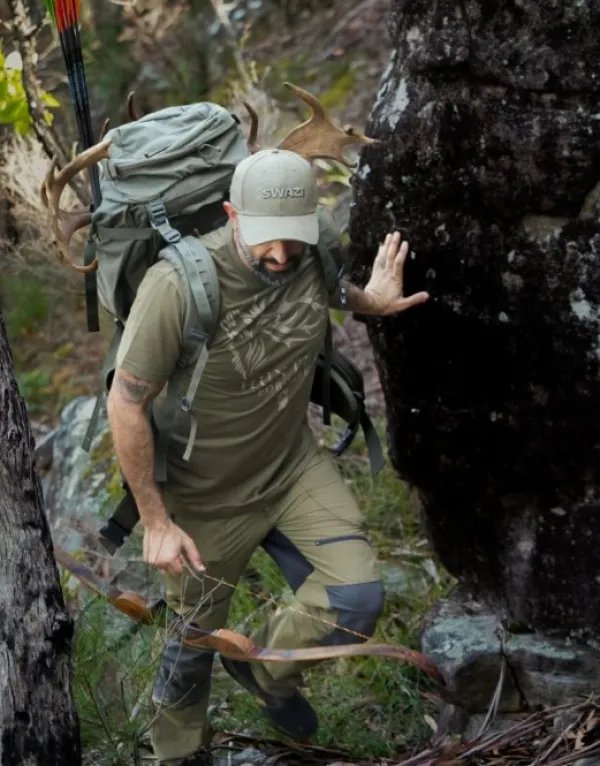 Swazi Hunter For Life Tee paita, Olive| Metsästysliivit/Fleeceliivit