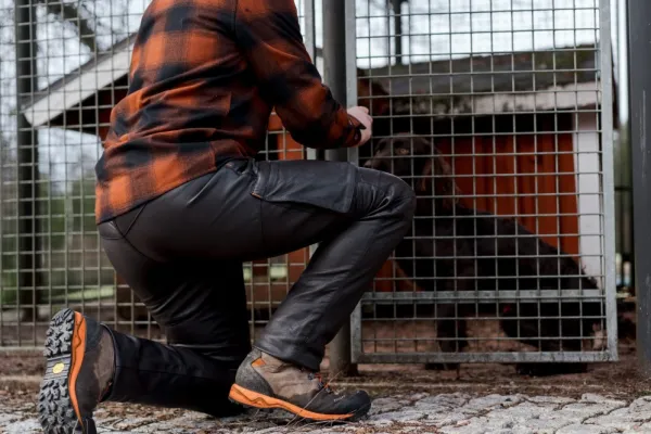 Swedteam Vapaa-ajan Housut^Bull miesten nahkahousut