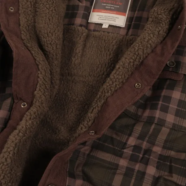 Swedteam Crest Pile Shirt paita, Brown| Metsästyspaidat