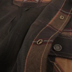 Swedteam Crest Shirt vuorillinen paita, Dark Sand| Metsästyspaidat