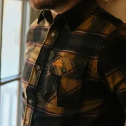 Swedteam Crest Shirt vuorillinen paita, Dark Sand| Metsästyspaidat