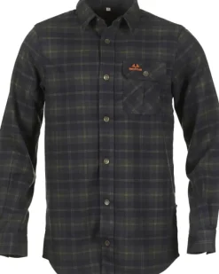 Swedteam Crest Shirt vuorillinen paita, Forest Green| Metsästyspaidat