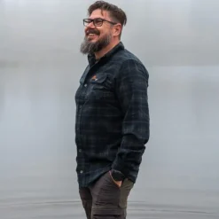 Swedteam Crest Shirt vuorillinen paita, Forest Green| Metsästyspaidat