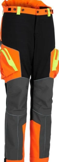 Swedteam Protect Pro Shell Trouser housut, musta/huomio-oranssi| Koiranohjaajan Vaatteet