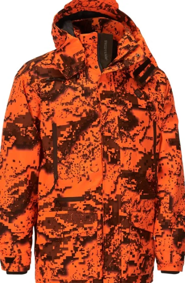 Swedteam Metsästystakit/Vedenpitävät Metsästystakit^Ridge Thermo Classic Jacket -metsästystakki, Desolve Fire