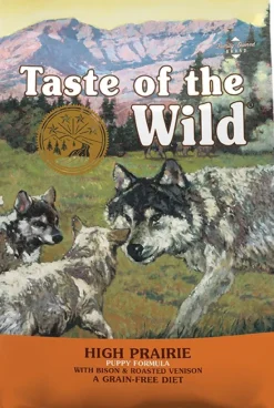 Taste of the Wild High Prairie Puppy Bison koiranruoka pennuille 12,2 kg| Koiran Kuivaruoka