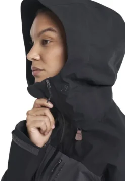 Tenson Kuori- Ja Sadetakit^Himalaya Shell Jacket naisten kuoritakki, Pirate Black