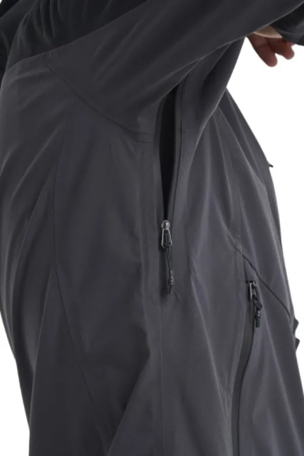 Tenson Kuori- Ja Sadetakit^Himalaya Shell Jacket naisten kuoritakki, Pirate Black