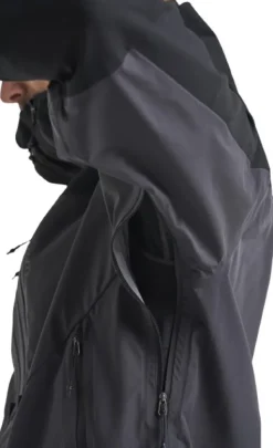 Tenson Kuori- Ja Sadetakit^Himalaya Shell Jacket kuoritakki, Pirate Black