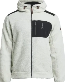 Tenson Himalaya Teddy Fleece Hood fleecetakki, Oyster Mushroom| Hupparit, Fleecet Ja Välipaidat