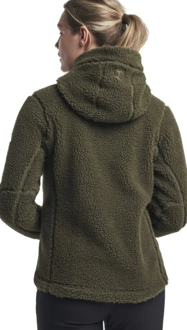 Tenson Hupparit, Fleecet Ja Välipaidat^Himalaya Teddy Fleece Hood naisten fleecetakki, Grape leaf