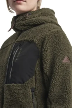 Tenson Hupparit, Fleecet Ja Välipaidat^Himalaya Teddy Fleece Hood naisten fleecetakki, Grape leaf
