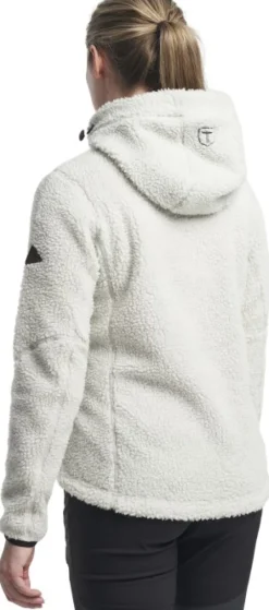 Tenson Himalaya Teddy Fleece Hood naisten fleecetakki, Oyster Mushroom| Hupparit, Fleecet Ja Välipaidat
