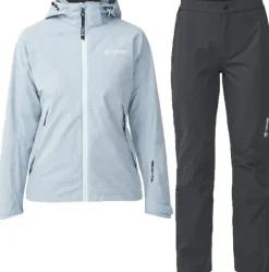 Tenson Hurricane XP Set naisten sadeasu, vaaleansininen/musta| Sadevaatteet