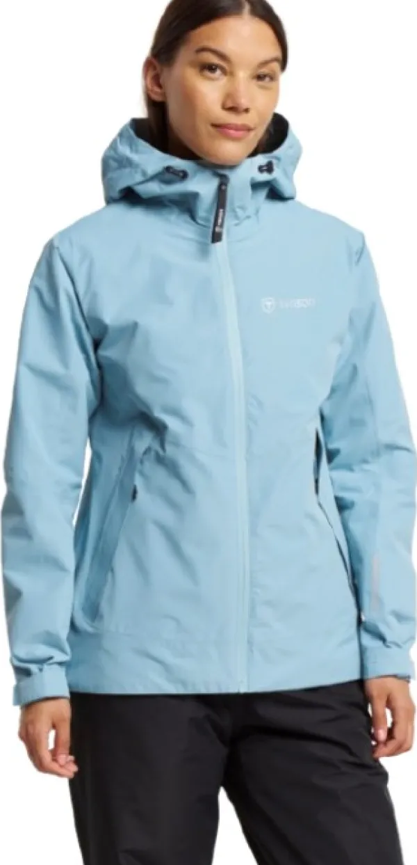 Tenson Sadevaatteet^W's Winga Rain Jacket Stone Blue