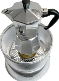 Trangia Ruoanlaitto ja grillaus/Polttoainepullot Ja Ruoanlaittovälineet^-kattilatuki pienille kattiloille ja kahvipannulle