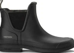 Tretorn Eva naisten matalat kumisaappaat, musta| Metsästyskengät