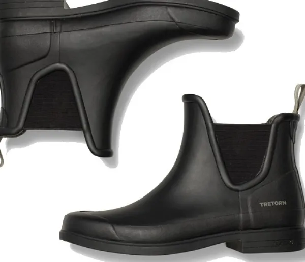 Tretorn Eva naisten matalat kumisaappaat, musta| Metsästyskengät