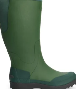 Tretorn Terräng Lutum Unisex kumisaappaat neopreenivuorilla, vihreä| Saappaat