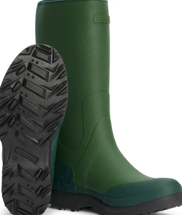 Tretorn Terräng Lutum Unisex kumisaappaat neopreenivuorilla, vihreä| Saappaat