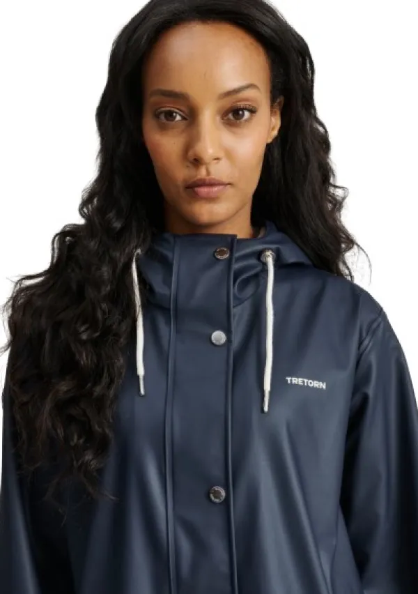 Tretorn Sadevaatteet^Wings A-Shape Rain Coat naisten sadetakki, Navy Blaze