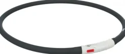 Trixie Vilkkuvalot Ja Huomiotuotteet^Flash Light Ring USB valopanta, XS - XL, musta