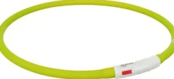 Trixie Vilkkuvalot Ja Huomiotuotteet^Flash Light Ring USB valopanta, XS - XL, vihreä