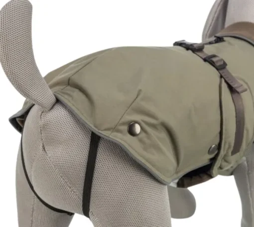 Trixie Talvitakit^Hermy 2 in 1 Dachshund koiran takki, 33-38 cm, Olive Green
