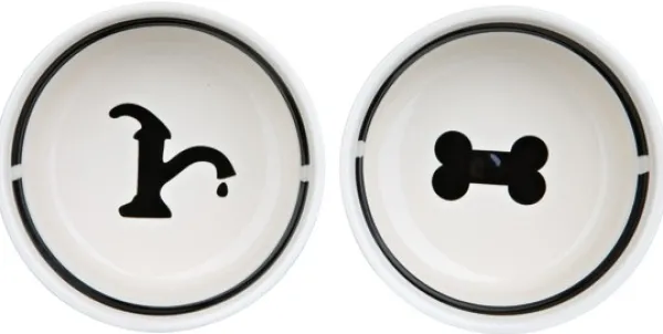 Trixie -keraaminen kuppiteline kahdella kupilla,1.6 L| Koirankupit