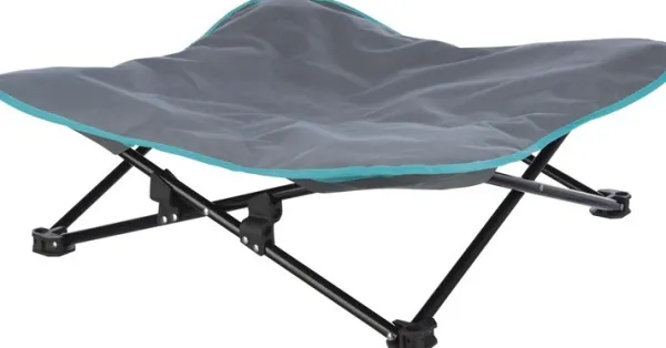 Trixie Koiranpedit^koiran retkisänky, 69 x 20 x 69cm, tummanharmaa/petrooli