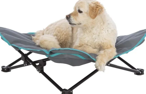 Trixie Koiranpedit^koiran retkisänky, 69 x 20 x 69cm, tummanharmaa/petrooli