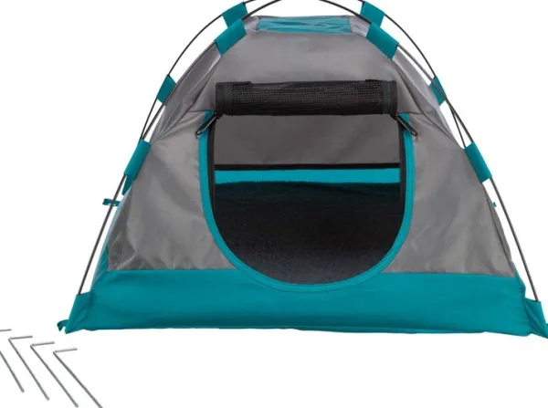 Trixie koirateltta, 80 x 63 x 65cm, tummanharmaa/petrooli| Koiranpedit