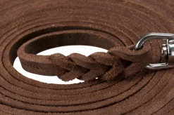 Trixie Jälkiliinat^Rustic Nahkainen Jälkiliina 10 m/8 mm Tummanruskea