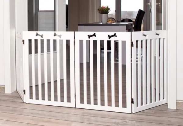 Trixie -koiraportti 4-osainen 60-160 × 75 cm| Koiraportit Ja Luukut