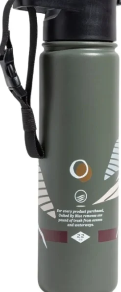 United by Blue Insulated Steel Bottle termospullo, 650 ml, harmaa| Eristetyt Juomapullot