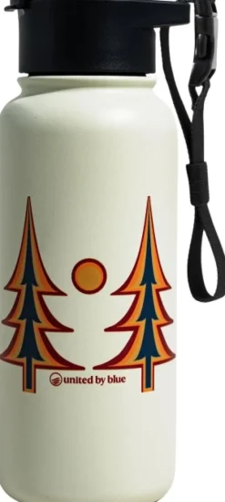 United by Blue Eristetyt Juomapullot^Insulated Steel Bottle termospullo, 946 ml, Cream