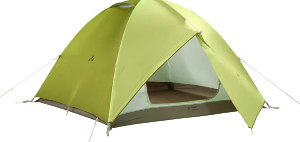Vaude Teltat, Makuupussit Ja Makuualustat^Campo Grande 3-4P -teltta 3-4 henkilölle (4,1kg), vihreä