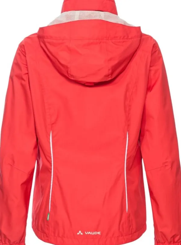Vaude Sadevaatteet^Escape Bike Light Jacket naisten ulkoilutakki, punainen