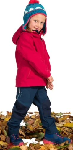 Vaude Kids Rondane Jacket IV lasten softshell-takki, Crocus/Dark Sea| Lasten Takit