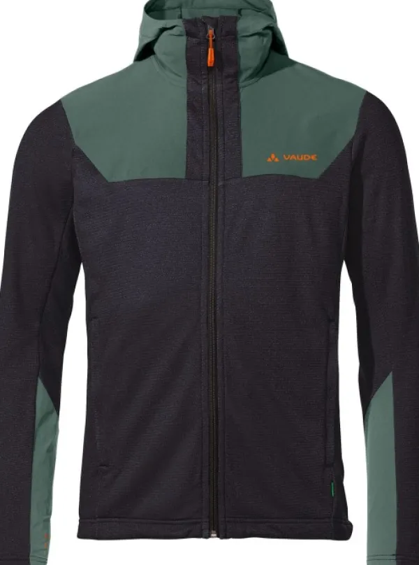 Vaude Hupparit, Fleecet Ja Välipaidat^Monviso Wosodfiber fleecetakki, musta/vihreä