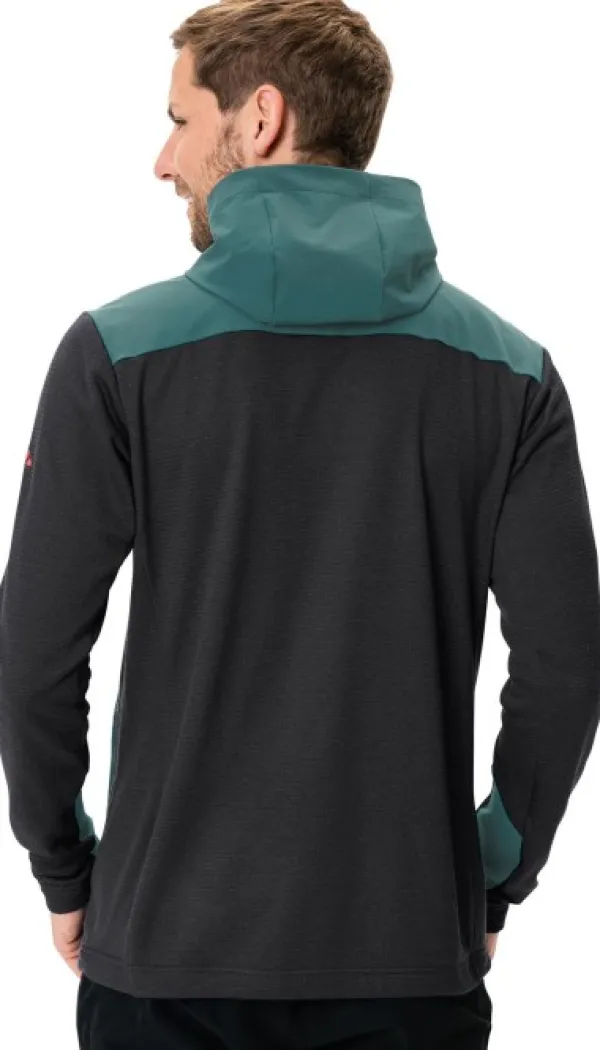 Vaude Hupparit, Fleecet Ja Välipaidat^Monviso Wosodfiber fleecetakki, musta/vihreä