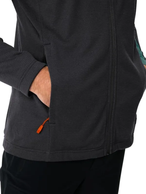 Vaude Hupparit, Fleecet Ja Välipaidat^Monviso Wosodfiber fleecetakki, musta/vihreä