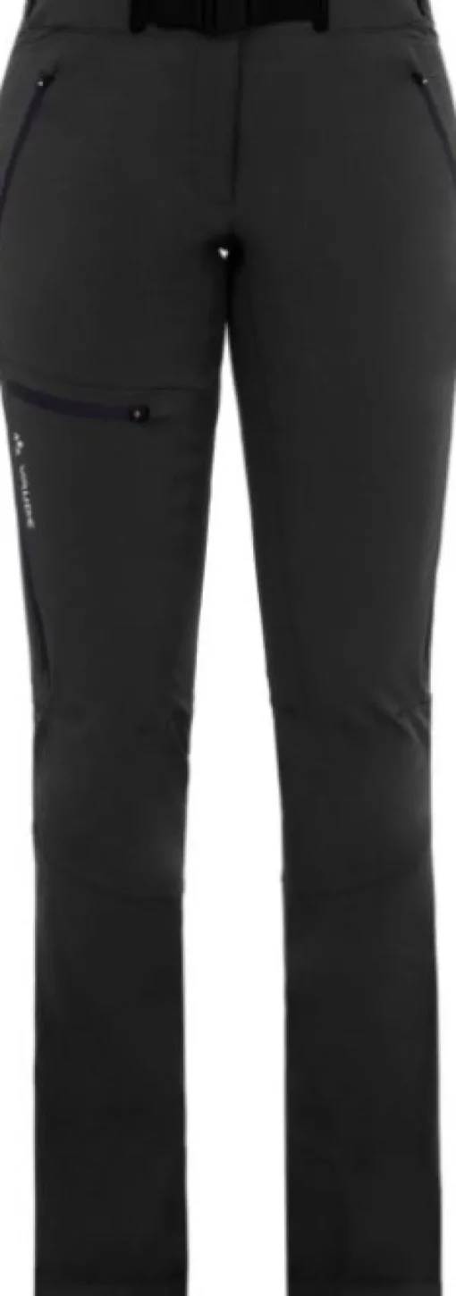 Vaude Retkeilyhousut^Wintry Pants IV softshellhousut, musta
