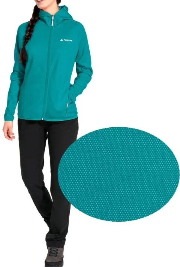 Vaude Women's Elope Fleece Jacket Riviera| Hupparit, Fleecet Ja Välipaidat